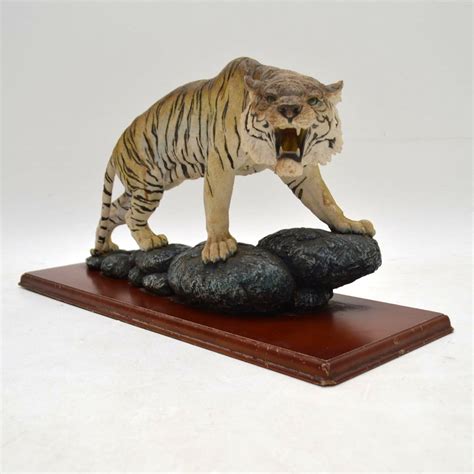 antique tiger sculptures